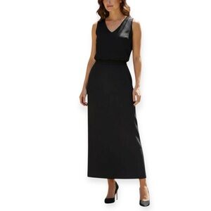 Vintage Elegant Black Maxi Skirt